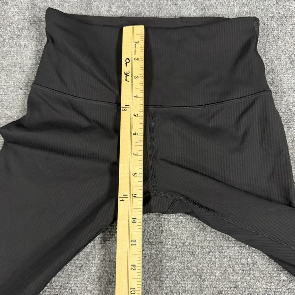 Lululemon Wunder Train High Rise Crop Leggings Womens 4 Black 23